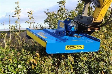 mini excavator flail mower sale|flail attachment for mini digger.